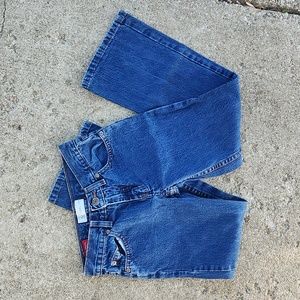 Dark Wash Blue Flare Jean